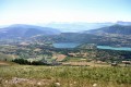 Vue vers l'ouest depuis la Croix de Gouret