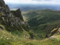 vue vers la vallée (ouest) vue vers la vallée (ouest)
