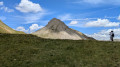 Col des Esbéliousses von der Pont du Vieux Brec aus Col des Esbéliousses depuis le Pont du Vieux Brec