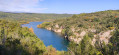 Vue vers le lac de Montpezat Vue vers le lac de Montpezat