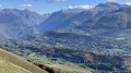 Vue vers le Nord-Est (Belledone/ Oisans) du sommet de la Peyrouse