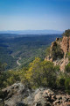Vue vers le sud depuis le Pic du Perthus