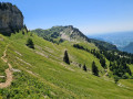 Vue vers le sud depuis le sentier