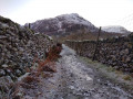 Walled lane