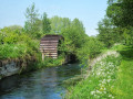 Waterwheel to the former Narborough Bone Mill