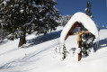 Winterwanderung auf dem Spitzdobelweg nach Graben