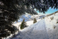 Winterwanderweg über den Graben zum Knöpflesbrunnen