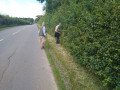 WM10 b Look for turn right through hedge on footpath.
