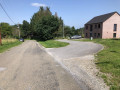 Croisement route Villers-en-fagne vers Merlemont et l'entrée du lotissement