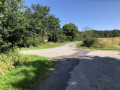 Croisement à proximité immédiate de la ferme de Sautour