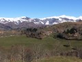 Zoom sur la chaîne des Volcans, depuis Giraoul