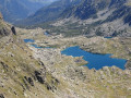 Zoom sur les lacs depuis la cime du Diable